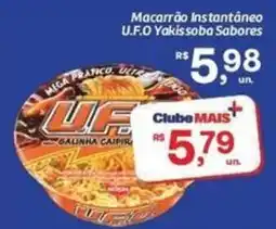 Comper Macarrão Instantâneo U.F.O Yakisoba Sabores oferta