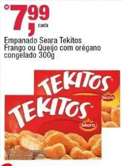 Frangolândia Empanado seara tekitos frango ou queijo com orégano oferta