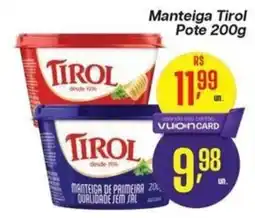 Comper Manteiga tirol pote 200g oferta