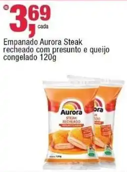 Frangolândia Empanado aurora steak recheado com presunto e queijo oferta