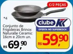 Supermercados Koch Conjunto de Frigideiras Brinox Naturalle Ceramic oferta