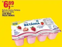 Frangolândia Bebida Láctea Betânia Morango oferta