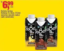 Frangolândia Bebida láctea Betânia Yo Bem oferta