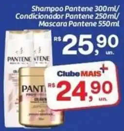 Comper Shampoo Pantene 300ml/ Condicionador Pantene 250ml/ Mascaras Pantene 550ml oferta