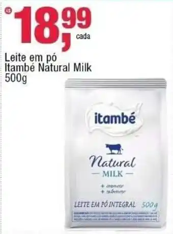 Frangolândia Leite em pó itambé natural milk oferta