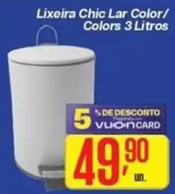 Comper Lixeira chic lar color/ colors oferta
