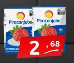 Dubom Supermercados Creme de morango piracanjuba oferta