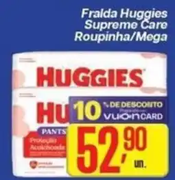 Comper Fralda huggies supreme care roupinha/mega oferta