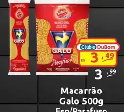 Dubom Supermercados Macarrão Galo Esp/Parafuso oferta
