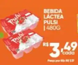 Pais e Filhos Supermercados Bebida láctea pulsi oferta