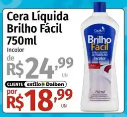 Supermercado Dalben Cera Líquida Brilho Fácil oferta