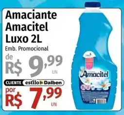 Supermercado Dalben Amaciantel luxo oferta