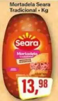 Rede Supermarket Mortadela Seara Tradicional oferta