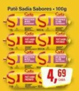 Rede Supermarket Patê Sadia Sabores oferta