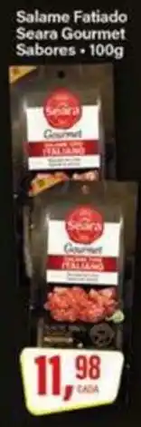 Rede Supermarket Salame Fatiado Seara Gourmet Sabores oferta