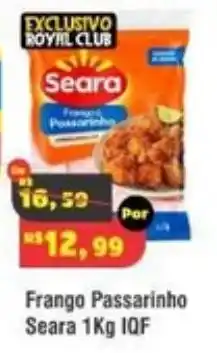 Royal Supermercados Frango passarinho oferta