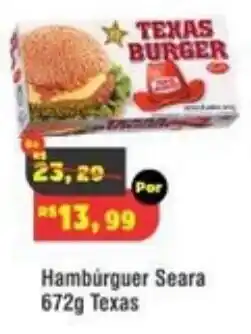 Royal Supermercados Hambúrguer Seara 672g Texas oferta