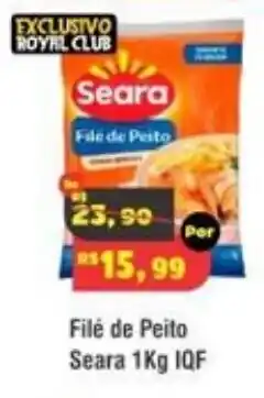 Royal Supermercados File de Peito Seara oferta