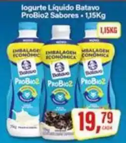 Rede Supermarket Iogurte Líquido Batavo ProBio2 Sabores oferta