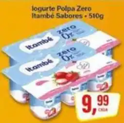 Rede Supermarket logurte polpa zero itambé sabores oferta