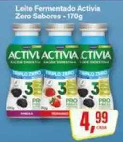 Rede Supermarket Leite fermentado activia zero sabores oferta