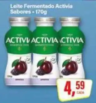 Rede Supermarket Leite fermentado activia sabores oferta