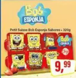 Rede Supermarket Petit Suisse Bob Esponja Sabores oferta