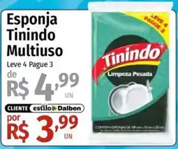 Supermercado Dalben Esponja Tinindo Multiuso oferta