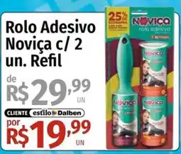 Supermercado Dalben Rolo Adesivo Noviça c/ 2 un. Refil oferta