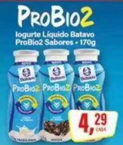 Rede Supermarket Iogurte Líquido Batavo ProBio2 Sabores oferta