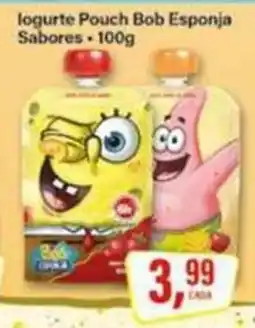 Rede Supermarket Iogurte Pouch Bob Esponja Sabores oferta