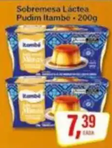 Rede Supermarket Sobremesa Láctea Pudim Itambé oferta