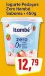 Rede Supermarket logurte pedaços zero itambé sabores oferta