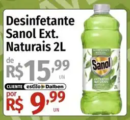 Supermercado Dalben Desinfetante Sanol Ext. Naturais oferta