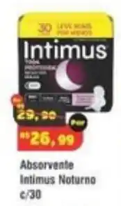 Royal Supermercados Absorvente intimus noturno oferta