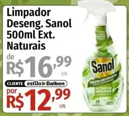 Supermercado Dalben Limpador deseng. sanol naturais oferta