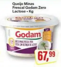 Rede Supermarket Queijo Minas Frescal Godam Zero Lactose oferta