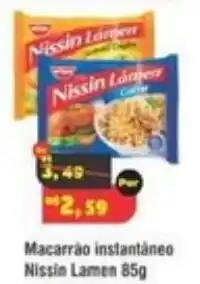 Royal Supermercados Macarrão instantâneo Nissin Lamen oferta