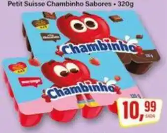 Rede Supermarket Petit Suisse Chambinho Sabores oferta