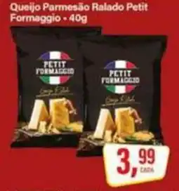 Rede Supermarket Queijo Parmesão Ralado Petit Formaggio oferta