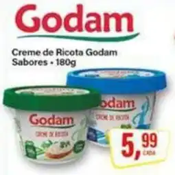 Rede Supermarket Creme de Ricota Godam Sabores oferta