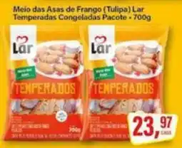 Rede Supermarket Meio das Asas de Frango (Tulipa) Lar oferta