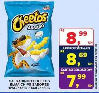 Salgadinho cheetos elma chips sabores