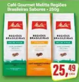 Rede Supermarket Café Gourmet Melitta Regiões Brasileiras Sabores oferta