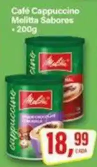 Rede Supermarket Café Cappuccino Melitta Sabores oferta