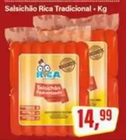 Rede Supermarket Salsichão rica tradicional oferta