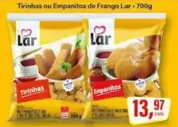 Rede Supermarket Tirinhas ou Empanitos de Frango Lar oferta