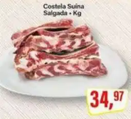 Rede Supermarket Costela Suina Salgada oferta
