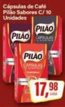 Rede Supermarket Cápsulas de Café Pilão Sabores oferta