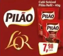 Rede Supermarket Café Solúvel Pilão Refil oferta